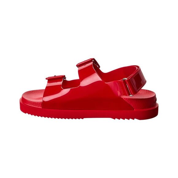 Gucci Double G Rubber Sandal, Red - Picture 2 of 5